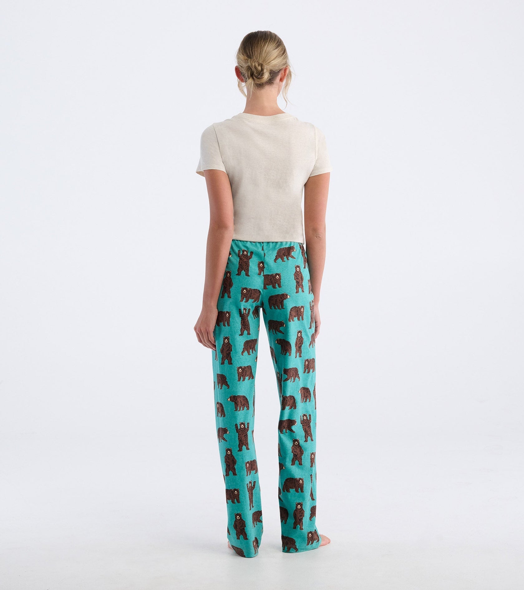 Little Blue House Brown Bears Women’s Jersey Pajama Pant