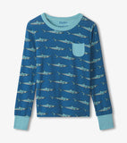 Hatley Shark Tank Bamboo Pajama Set