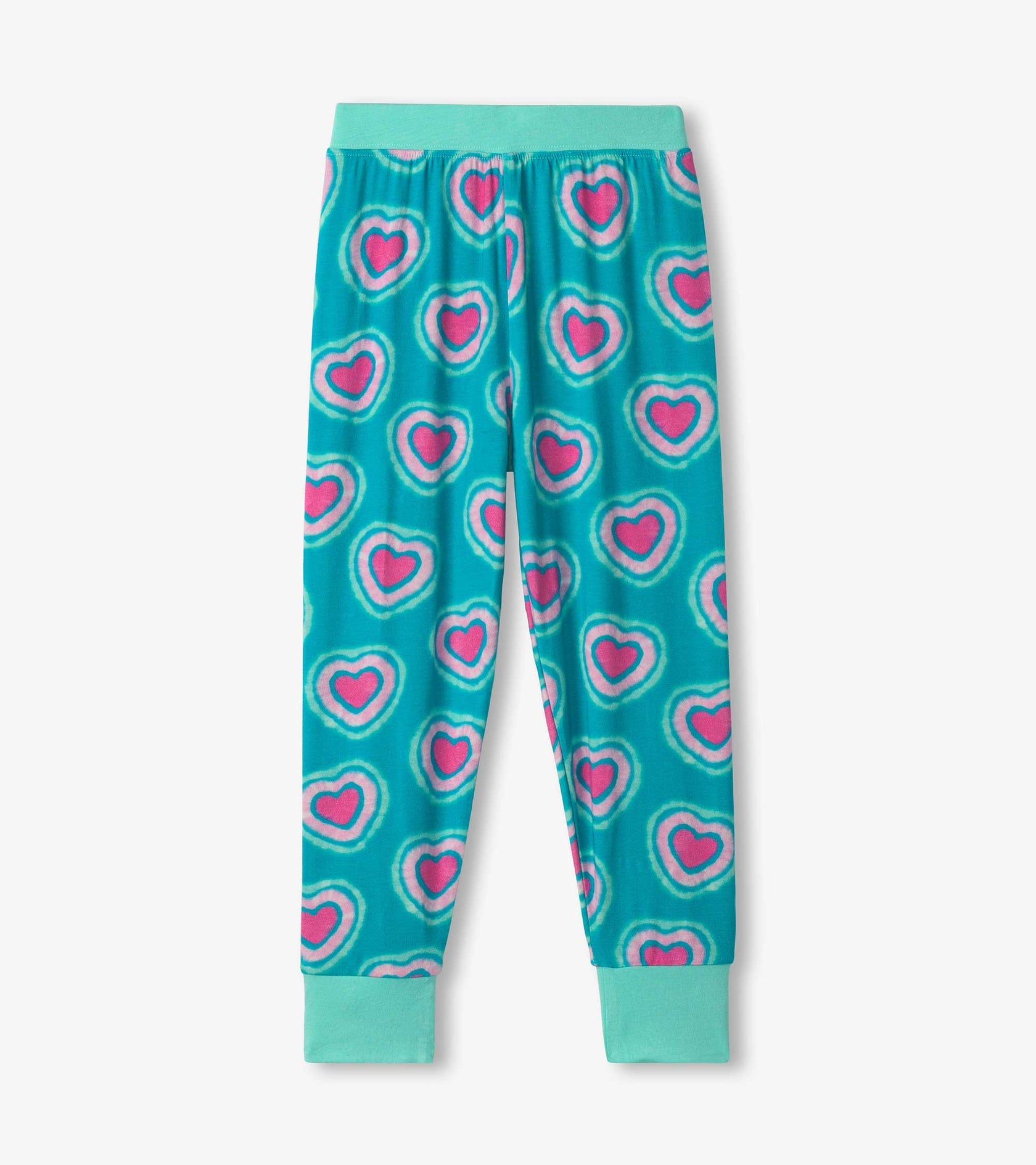 Hatley Glowing Hearts Bamboo Pajama Set