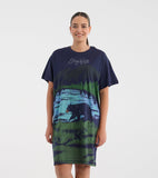 Little Blue House Stay Wild Watercolour Women’s Sleepshirt