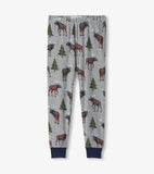 Little Blue House Wild Moose Kids Pajama Set