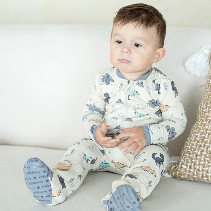 Bamboo Fleece Footie Way Zipper