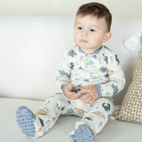 Bamboo Fleece Footie Way Zipper