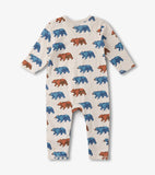 Hatley Bluestone Bears Longsleeve Romper