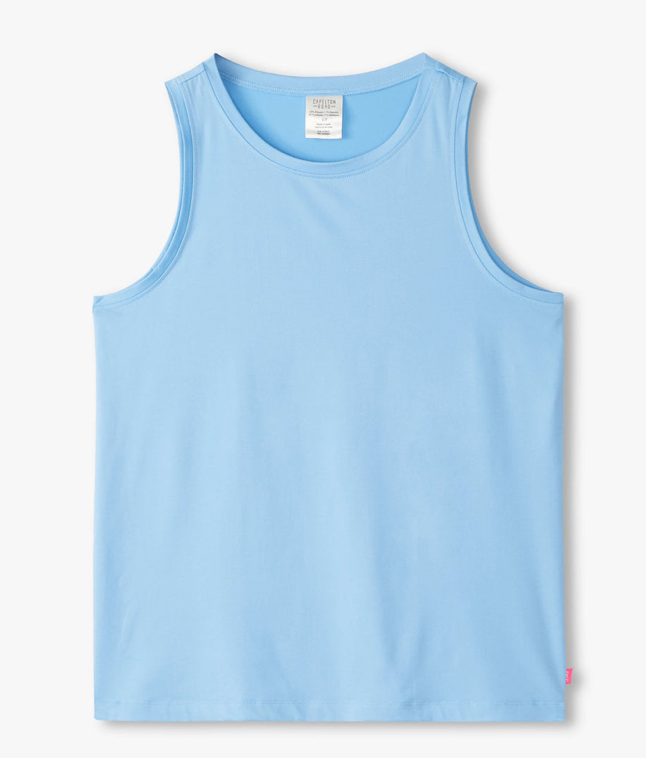 Little Blue House Women's Placid Blue Scoop Neck Tank In A Bag