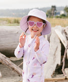 Jan & Jul kids Polarized Heart Sunglasses (Aurora Lenses)