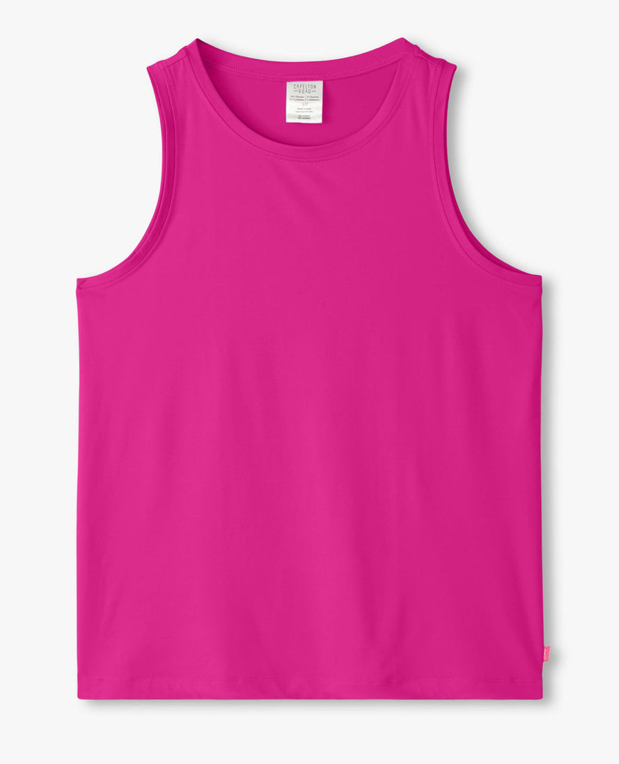 Little Blue House Women's Rose Violet Scoop Neck Tank In A Bag