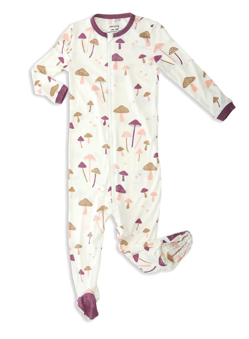 Silkberry Baby Bamboo Footed Sleeper with Zipper