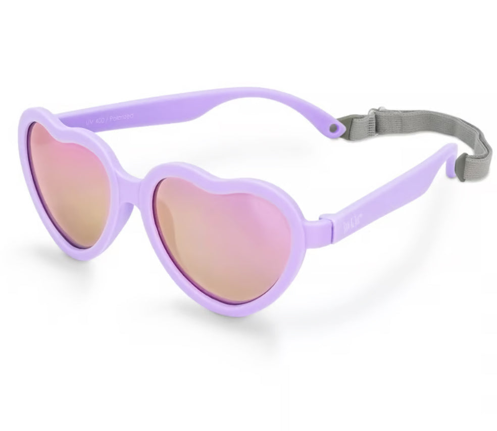 Jan & Jul kids Polarized Heart Sunglasses (Aurora Lenses)