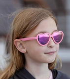 Jan & Jul kids Polarized Heart Sunglasses (Aurora Lenses)