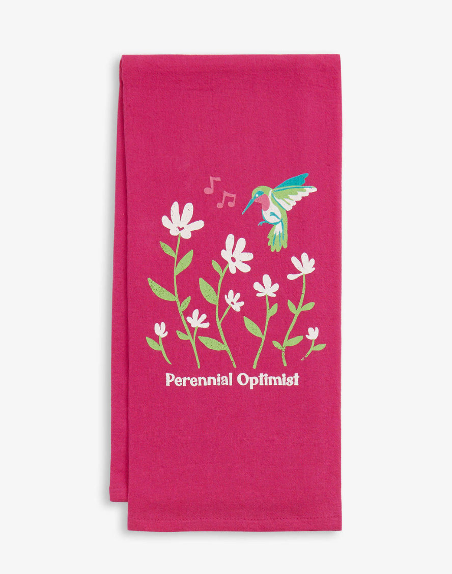 Perennial Optimist Tea Towel