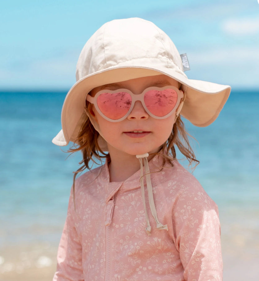 Jan & Jul kids Polarized Heart Sunglasses (Aurora Lenses)
