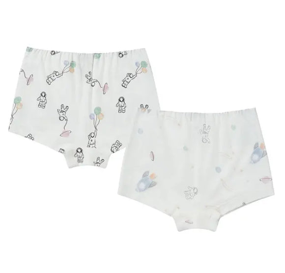 Nest Designs Bamboo Girls Boy Short Underwear (2 Pack)