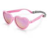 Jan & Jul kids Polarized Heart Sunglasses (Aurora Lenses)