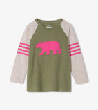 Little Blue House Kids Heritage Long Sleeve Raglan Tee