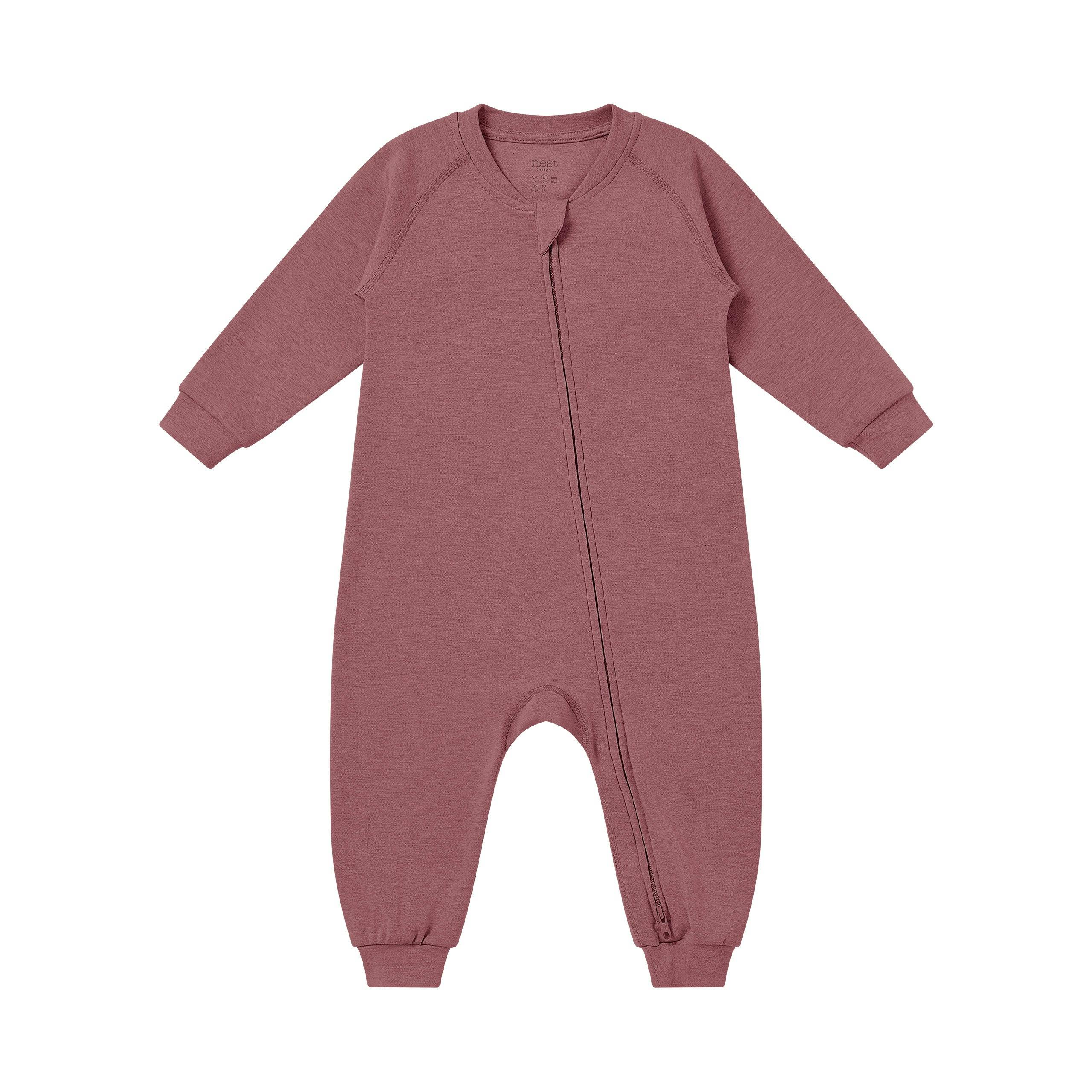 One-Piece Zip Footed