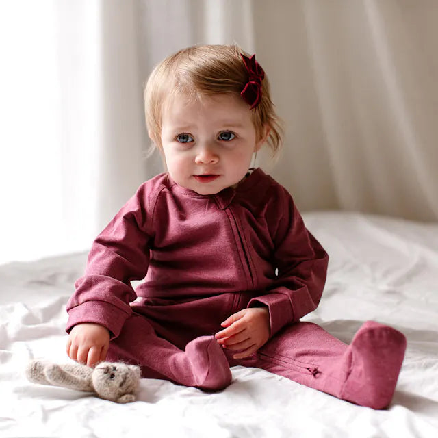 One-Piece Zip Footed