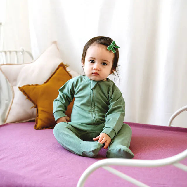 One-Piece Zip Footed