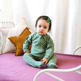 One-Piece Zip Footed