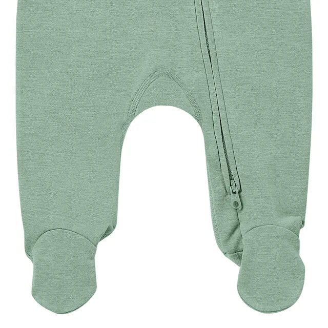 One-Piece Zip Footed