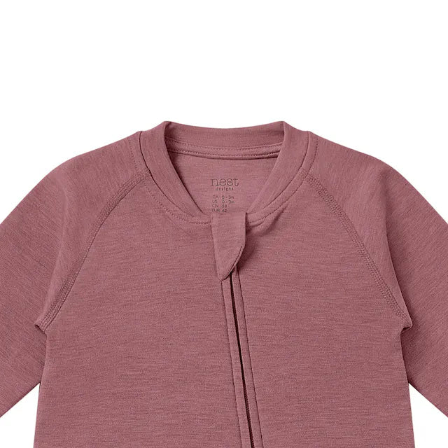 One-Piece Zip Footed