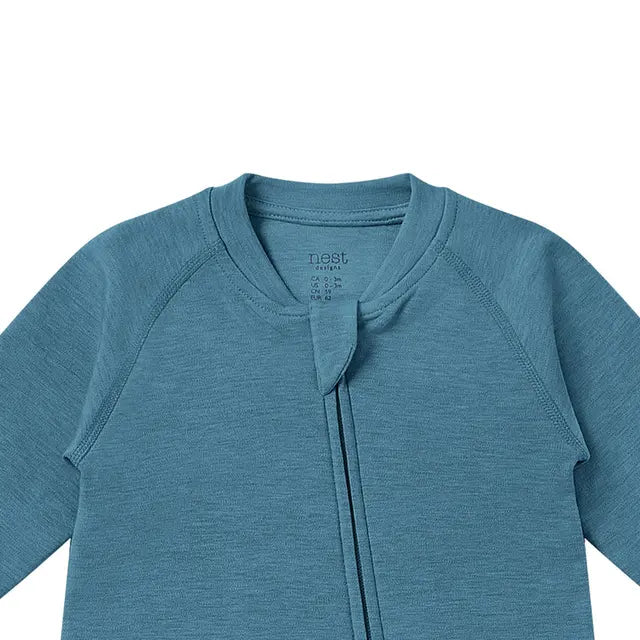 One-Piece Zip Footed