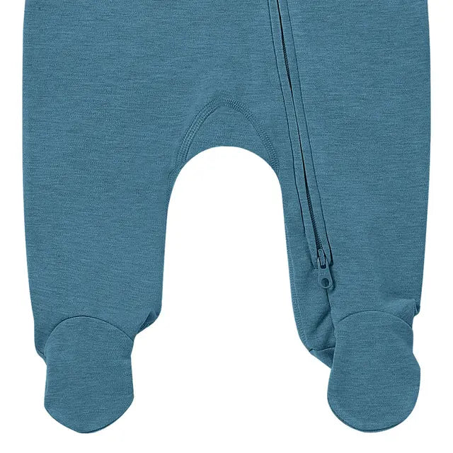 One-Piece Zip Footed