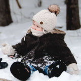 Calikids Knit Corded Baby Soft Touch Mitten W2450