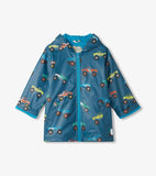 Hatley Monster Trucks Zip Up Rain Jacket