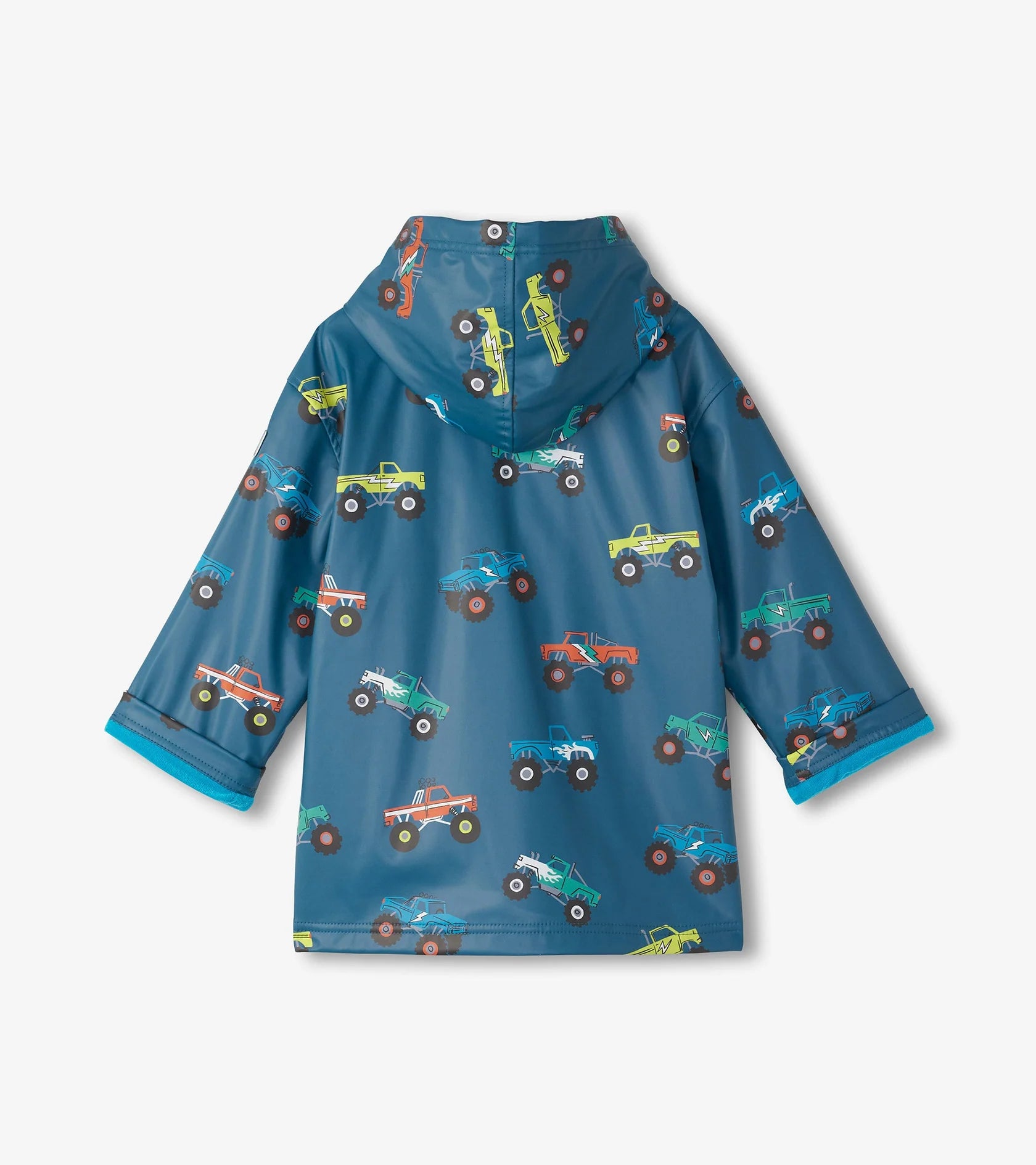 Hatley Monster Trucks Zip Up Rain Jacket