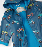 Hatley Monster Trucks Zip Up Rain Jacket