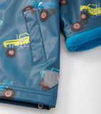 Hatley Monster Trucks Zip Up Rain Jacket