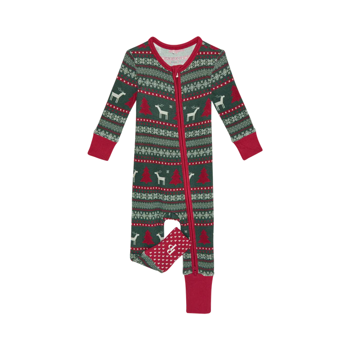 Posh Peanut Holiday Fair Isle Convertible One Piece