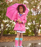 Hatley Tiny Drops Color Changing Sherpa Lined Splash Rain Jacket