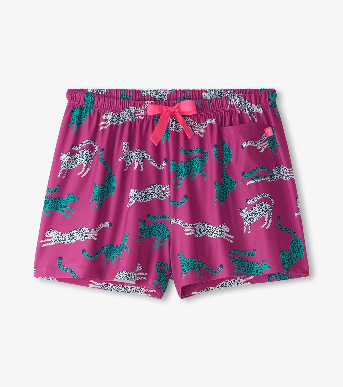 Little Blue House Women's Cheetah Pajama Shorts In A Bag
