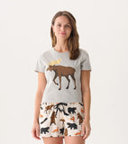 Little Blue House Wildlife Women’s Sleep Shorts