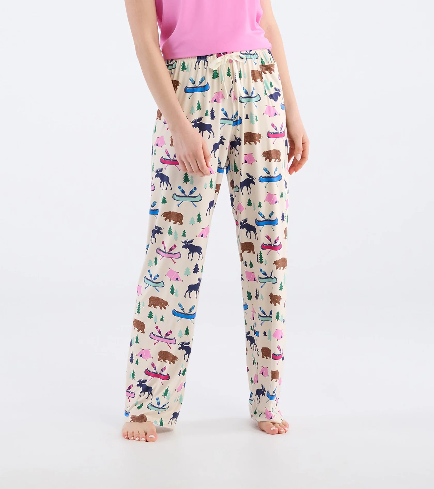Little Blue House Sketch Country Women’s PJ Pants In A Bag
