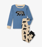 Little Blue House Brother Bear Kids Pajama Set