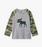 Little Blue House Heritage Kids Long Sleeve Raglan Tee