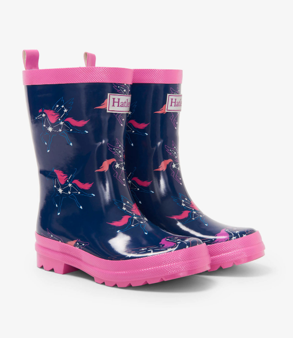 Constellations Shiny Rainboots