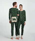 Green Plaid Adult Union Suit