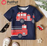 PatPat Fire Truck T-shirt