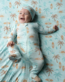 Silkberry Footed Sleeper w/ 2 Way Zipper