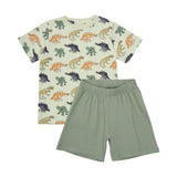 Minymo Dino Boys T-Shirt + Short Set AOP