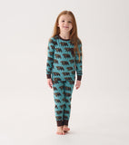 Hatley Walking Bear Bamboo Pajama Set