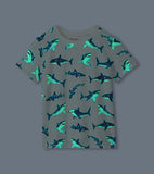 Hatley Glow In The Dark Sharks Graphic Tee