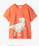 Hatley Boys Dino Glow Ringer Tee