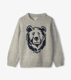 Charcoal Bear Crew Neck Sweater