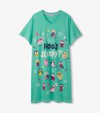 Little Blue House Hoo’s Sleepy Women’s Sleepshirt