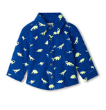 Hatley Mini Dino Jersey Button Down Shirt